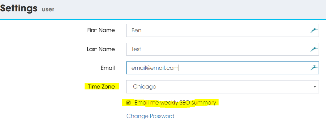 Google Analytics Weekly Email Summary